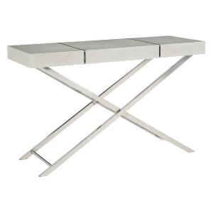 Standard Furniture Ava Silver Console Table in Silver - All