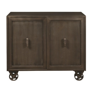 Pulaski Hyde Two Door Accent Chest w/Trolly-Style Wheels - All