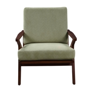 Pulaski Mid Century Sage Green Wood Accent Arm Chair - All