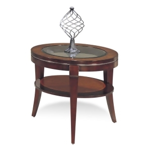 Bassett 8436-220 Ashland Heights Round End Table w/ Glass Inset - All