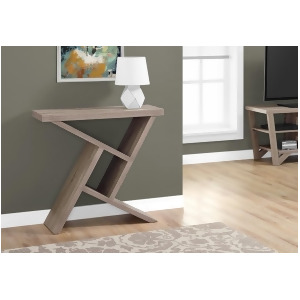 Monarch Specialties 2404 Accent Table in Dark Taupe - All