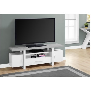 Monarch Specialties 2725 Tv Stand in White - All