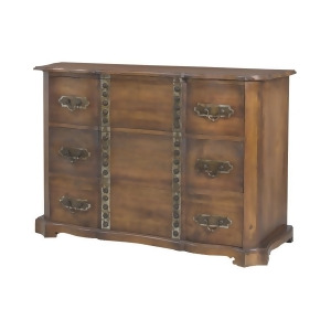 Guild Master 6415525 Heritage Chest In New Signature Stain w/Antiqued Tin Tack - All