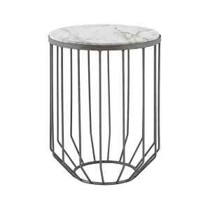 Dimond Home Helm Accent Table In Zinc - All
