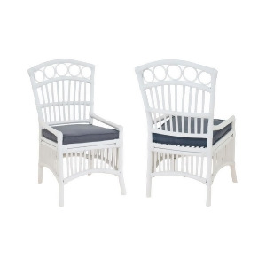 Guild Master 6917007P Rattan Veranda Chair In White - All