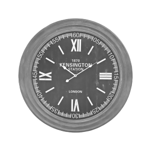 Sterling London Wall Clock In Preda Aged Grey - All