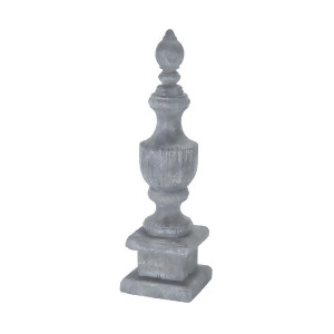 Guild Master 7159-052 Provence 26-Inch Albasia Wood Finial In Bartholomew Black - All