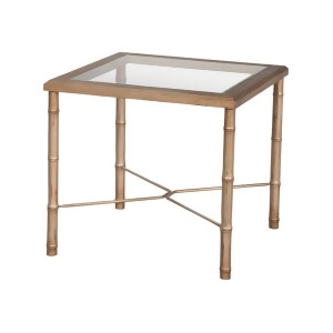 Guild Master 715010-1 Bamboo Side Table In Champagne Gold - All