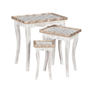 Guild Master 715056S Saber Nesting Tables In Front Porch White - All