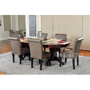 Bbo Poker The Rockwell 7 Piece Poker Table Set w/ Dining Top and 6 Lounge Chair - All
