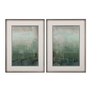 Sterling Emerald Sky I And Ii Limited Edition Prints under Glass - All