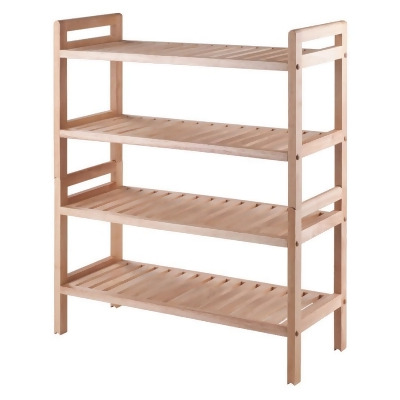 Winsome Wood Mercury 2 Piece Stackable Shoe Rack Set In Natural From Beyond Stores At Shop Com