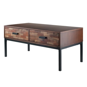 Winsome Wood Jefferson Coffee Table in Nutmeg - All
