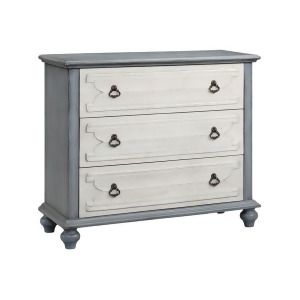 Stein World Crawley Chest in Hand-Painted Blue Creamy White - All