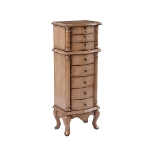 Stein World Fara Jewelry Armoire in Natural Wood-Tone - All