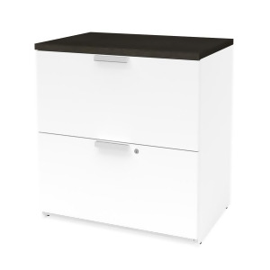 Bestar Pro-Concept Plus Lateral File in White Deep Grey - All