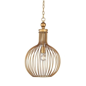 Dimond Lighting Five Cays Pendant In Gold Leaf - All