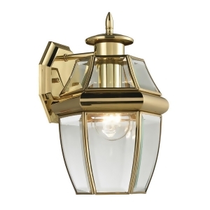 Thomas Ashford 1 Light Outdoor Wall Sconce In Antique Brass - All