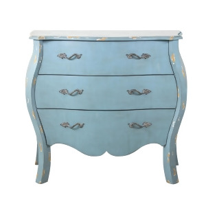 Pulaski Distressed Blue French Drawer Chest - All