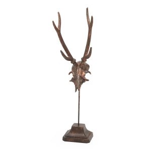 Moes Home Deer Antlers Antiqued Copper in Antique - All