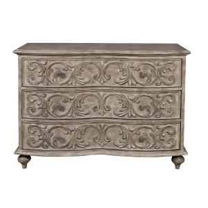 Pulaski Traditional Style Pecan Three Drawer Accent Storage Chest - All
