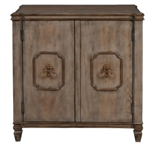 Pulaski Traditional Weathered Hand Distressed Pecan Two Door Accent Storage Ch - All
