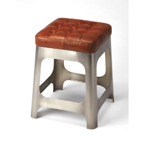 Butler Industrial Chic Gerald Iron Leather Counter Stool - All