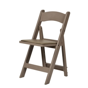 Csp 1000 lb. Max Sand Beige Resin Folding Chair - All