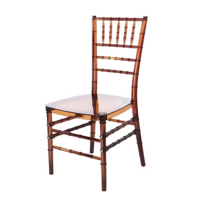 Csp Mirage Amber Chiavari Polycarbonate Chair - All