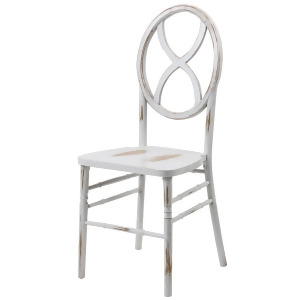 Csp Veronique Stackable Sand Glass Dining Chair in Lime White Wash - All