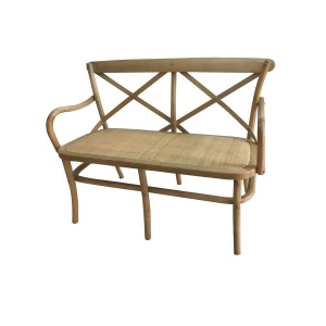 Csp Rustic Sonoma Crossback non Stackable X02 w/Rattan Seat in Tinted Raw - All