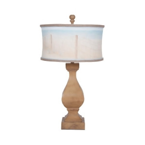 Guild Master 3516014 Carved Beacon Table Lamp In Artisan Stain - All