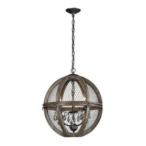 Guild Master 140-007-Gm Renaissance Invention Wood And Wire Chandelier Small - All