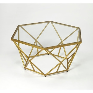 Butler Alondra Gold Powder Coated Cocktail Table - All