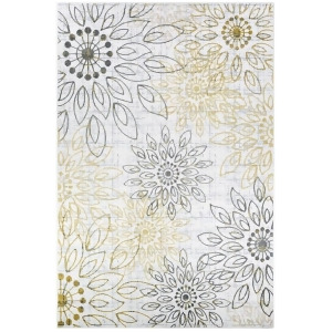 Couristan Calinda Summer Bliss Gold-Silver-Ivory Area Rug - All