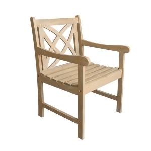 Vifah Beverly V1702 Outdoor Garden Arm Chair in Sand-Splashed - All