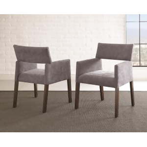Steve Silver Amalie Side Chair in Grey Set of 2 - All