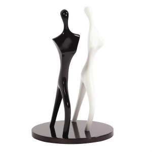 Howard Elliott Black White Dancing Couple Sculpture - All