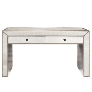Howard Elliott Antiqued Mirrored Console Table - All