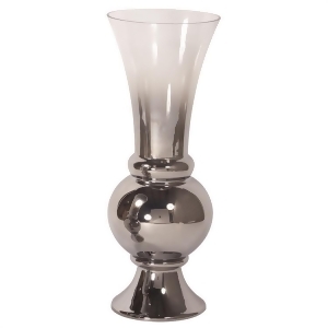 Howard Elliott Smokey Glass Fluted Large Vase - All