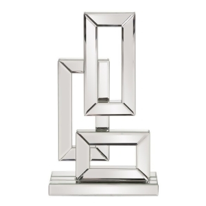 Howard Elliott Abstract Geometric Mirrored Sculpture-Small - All