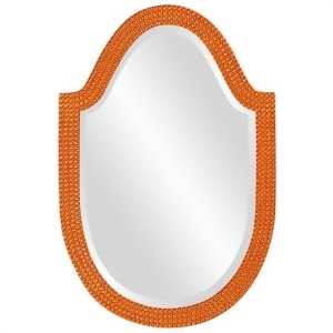 Howard Elliott Lancelot Glossy Orange Mirror - All