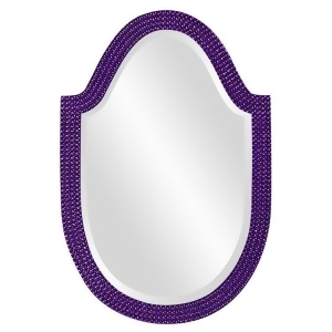 Howard Elliott Lancelot Glossy Royal Purple Mirror - All