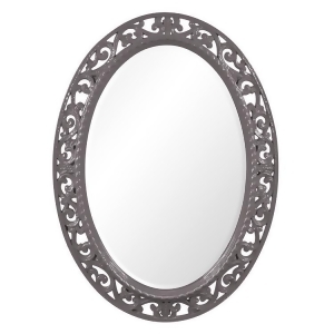 Howard Elliott Suzanne Glossy Charcoal Gray Mirror - All