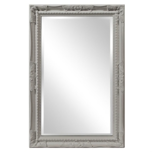 Howard Elliott Queen Ann Rectangular Glossy Nickel Mirror - All