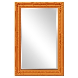 Howard Elliott Queen Ann Rectangular Glossy Orange Mirror - All