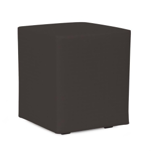 Howard Elliott Patio Seascape Charcoal Universal Cube Ottoman - All
