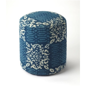 Butler Accent Seating Samode Blue Pouffe - All