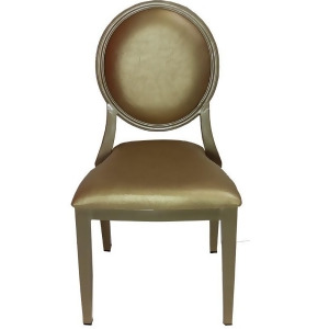 Entrada En111823 Louis Chair With Aluminum Frame Gold Set of 4 - All