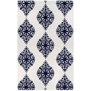 Couristan Crawford Ornament Ivory-Blue Runner Rug - All